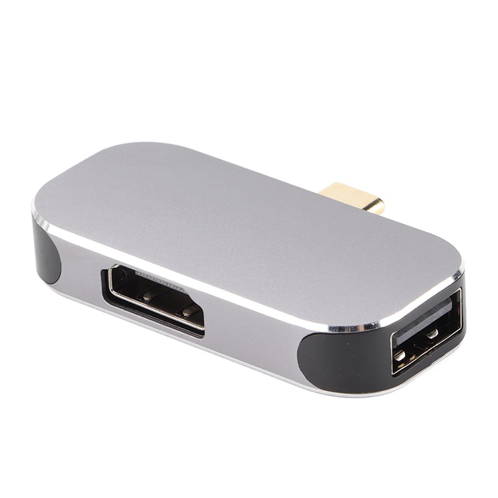 USB C Dock 3 in 1 Type C Male to HD Multimedia Interface USB A Type C Female Docking Station for Windows for Android