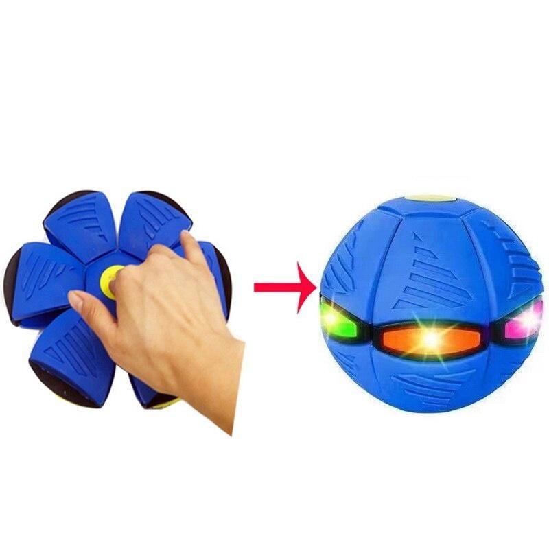 Frisbee Ball dla psa - przenośna zabawka urodzinowa dla szczeniaka interaktywna piłka Mako Stress Relief Kids Toys