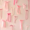 Decorative Bowknot For Wedding Decoration 25x9cm Silk Bowknot For Living Room Bedroom Kid Birthday Festival Celebration