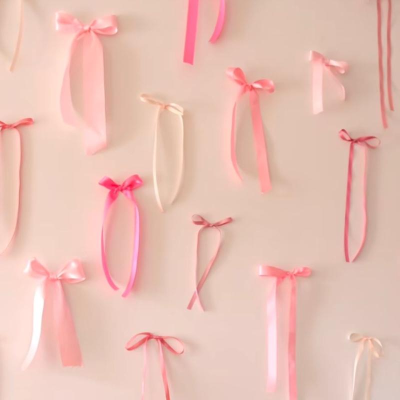 Decorative Bowknot For Wedding Decoration 25x9cm Silk Bowknot For Living Room Bedroom Kid Birthday Festival Celebration