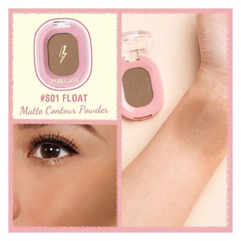 PINKFLASH - Schimmernder Highlighter & Mattes Konturpuder - 4 Farben