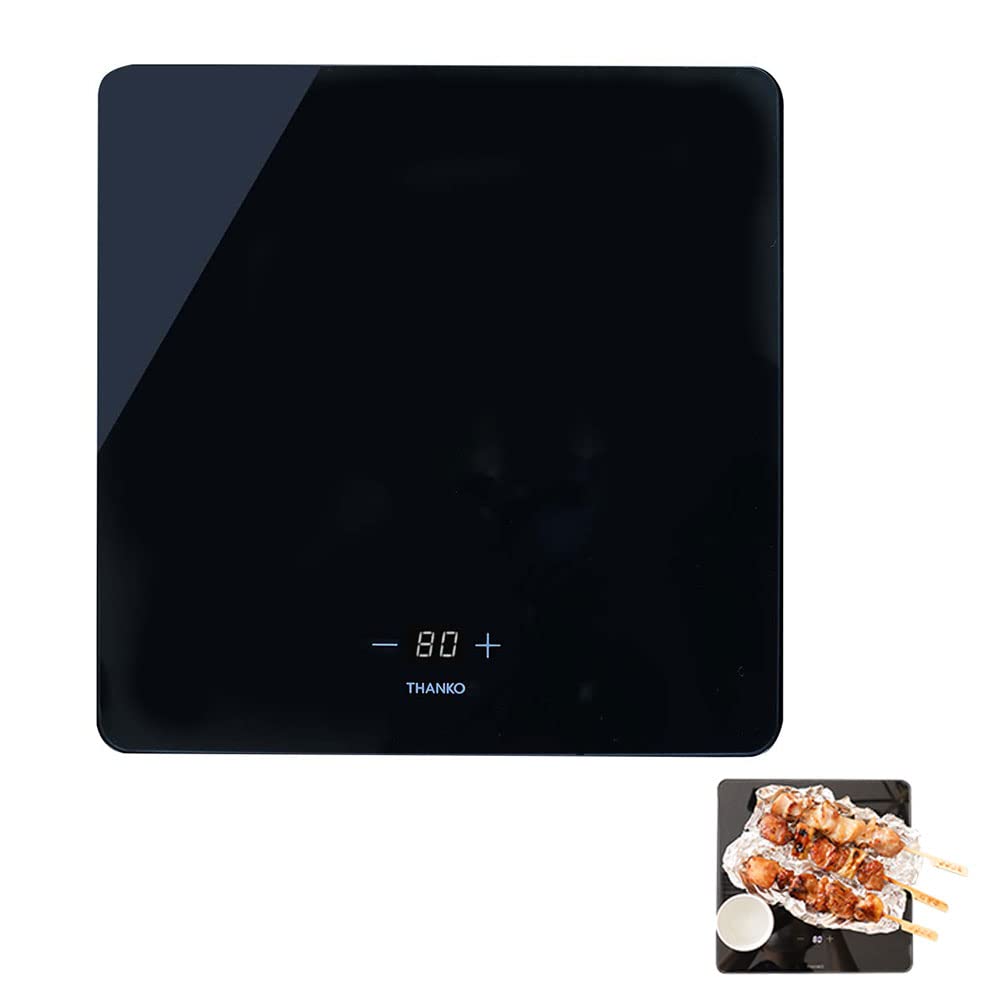 

THANKO Food Warmer Plate S TK-FWP21B-R keeps food warm just by placing it on it