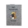 Boxer, German Boxer I - Dog Passport Case, Document Case, Gift for the Traveller from the Brand
