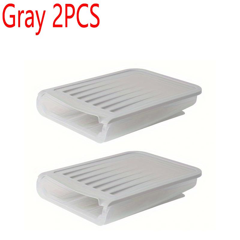 Automatic Rolling Egg Box Transparent Egg Dispenser for Fridge Fresh-Keeping Box Egg Basket Storage Containers Kitchen Organizer