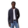 Casual Commuter Large Pocket Double Zipper Collar Shirt Jacket Men Jackets 4RF103G