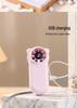 Portable Handheld Turbo Fan: USB Rechargeable, Silent, High-Speed, for Outdoor Use