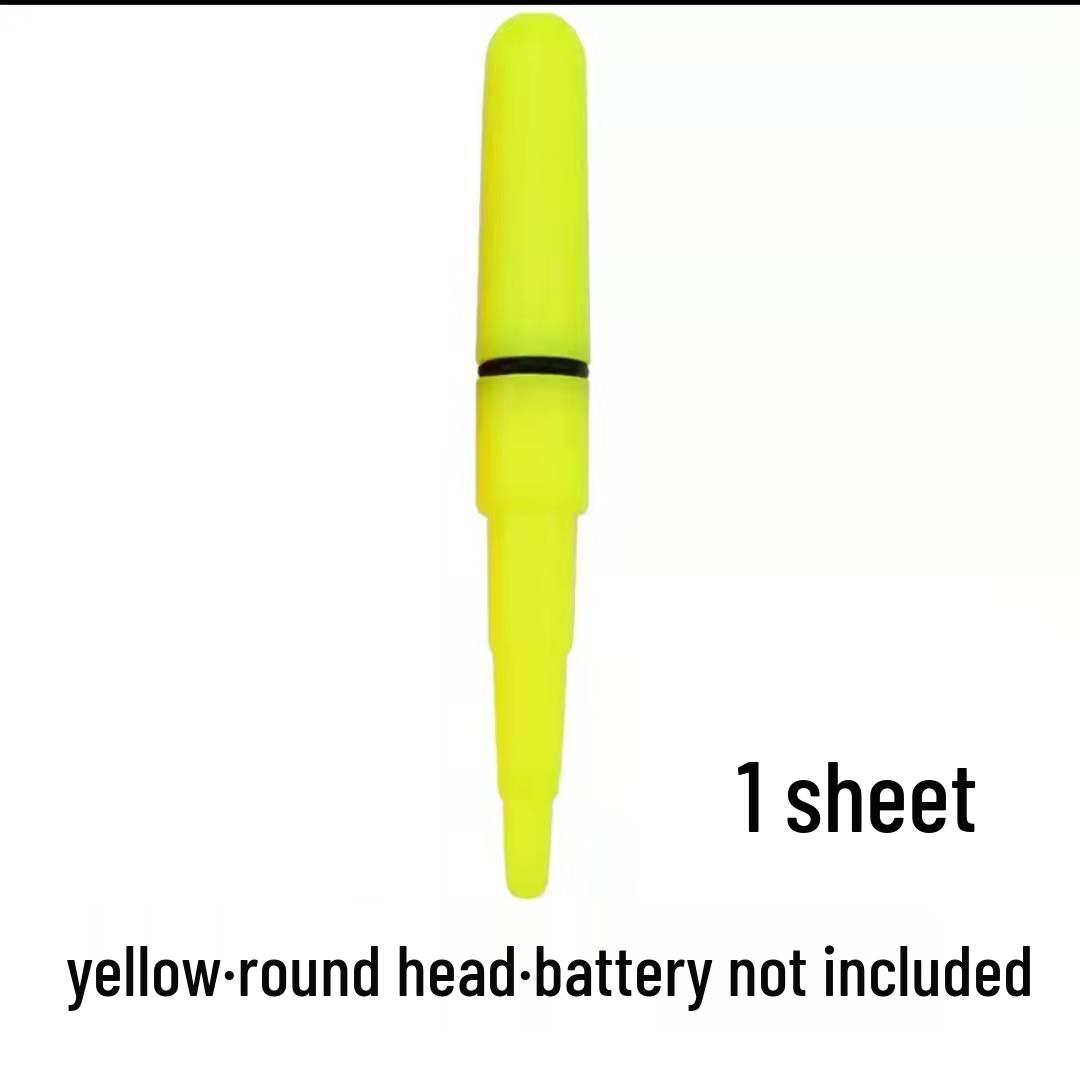 

LED Night Fishing Glow Stick: Luminous Head Float Light for Sea & Rock Fishing Tackle Accessories CR425 Battery Step Electronic Stick