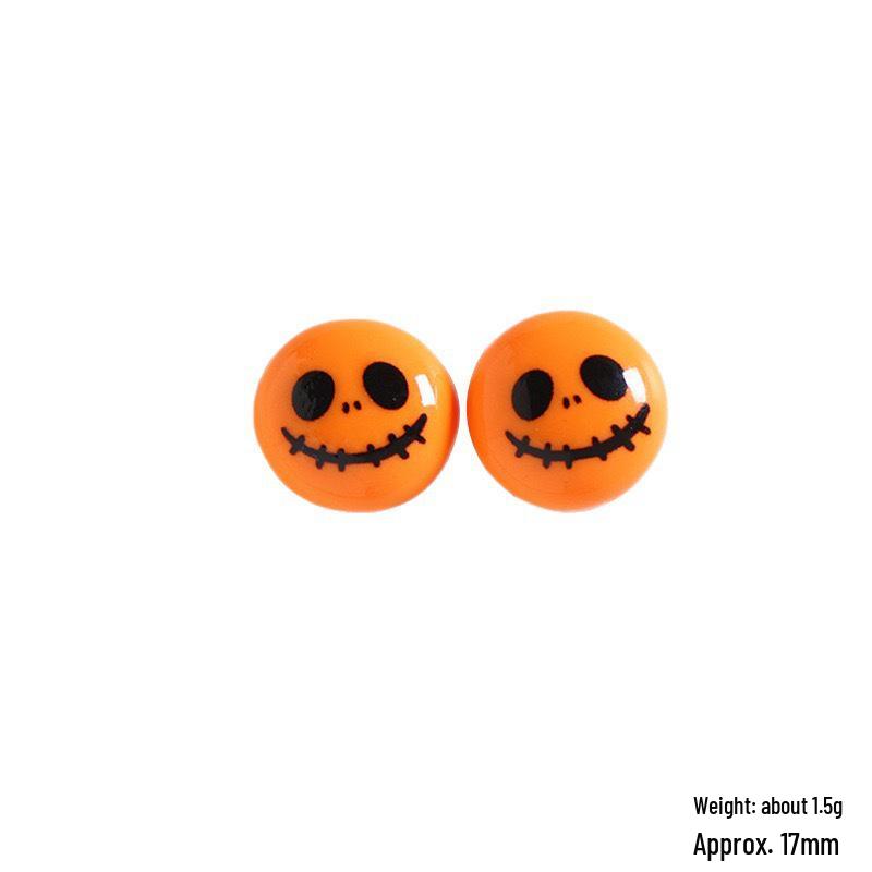 Halloween Resin Ghost & Pumpkin DIY Ornaments: Black Cat, Stickers, Hair & Phone Accessories