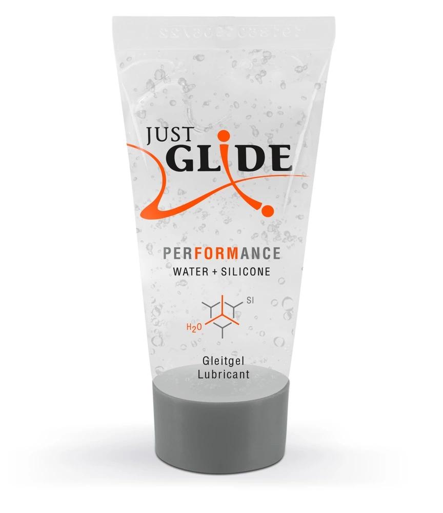 Just Glide Performance - Water and Silicone Based Medical Lubricant 20 ml