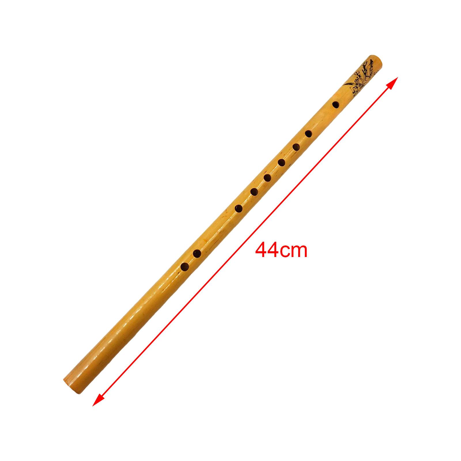 

9 Holes Bamboo Flute Chinese Flute Vertical Flaut Professional Woodwind Instruments for Kids Flute Instrument Beginner