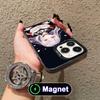 Wandering Witch Elaina Translucent MagSafe Mobile Phone Case for iPhone 17 16 15 14 13 12 11 Air Pro Max Plus Colorful Cover