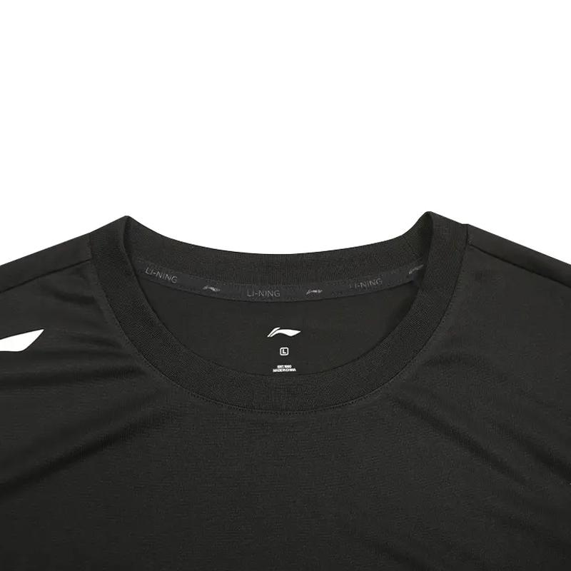 Li-Ning Simple Quick-Dry Breathable Versatile Round Neck Short Sleeve Comfortable Five-Point Pants Casual Sports Suit ATSV597-2+YKSV147-1