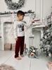 Kids’ Family Look Pajama Set – Warm Sleepwear with Christmas Print, Winter, 6076-7 HC