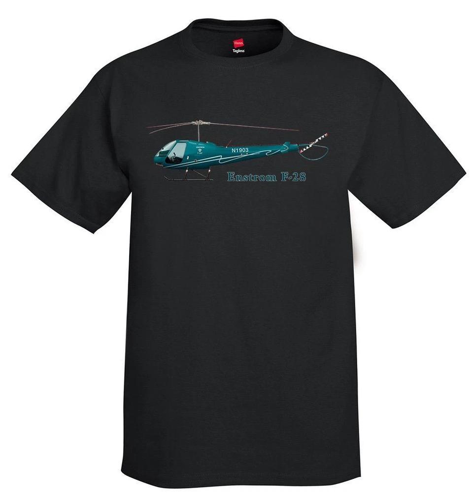 Enstrom F-28 Helicopter T-Shirt - Personalized with Your N#