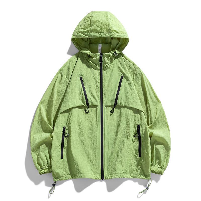 Summer UPF 50+ UV Sun Protection Skin Coats Men's Ultra-Light Sportswear Hooded Outwear Windbreaker Casual Jackets Male