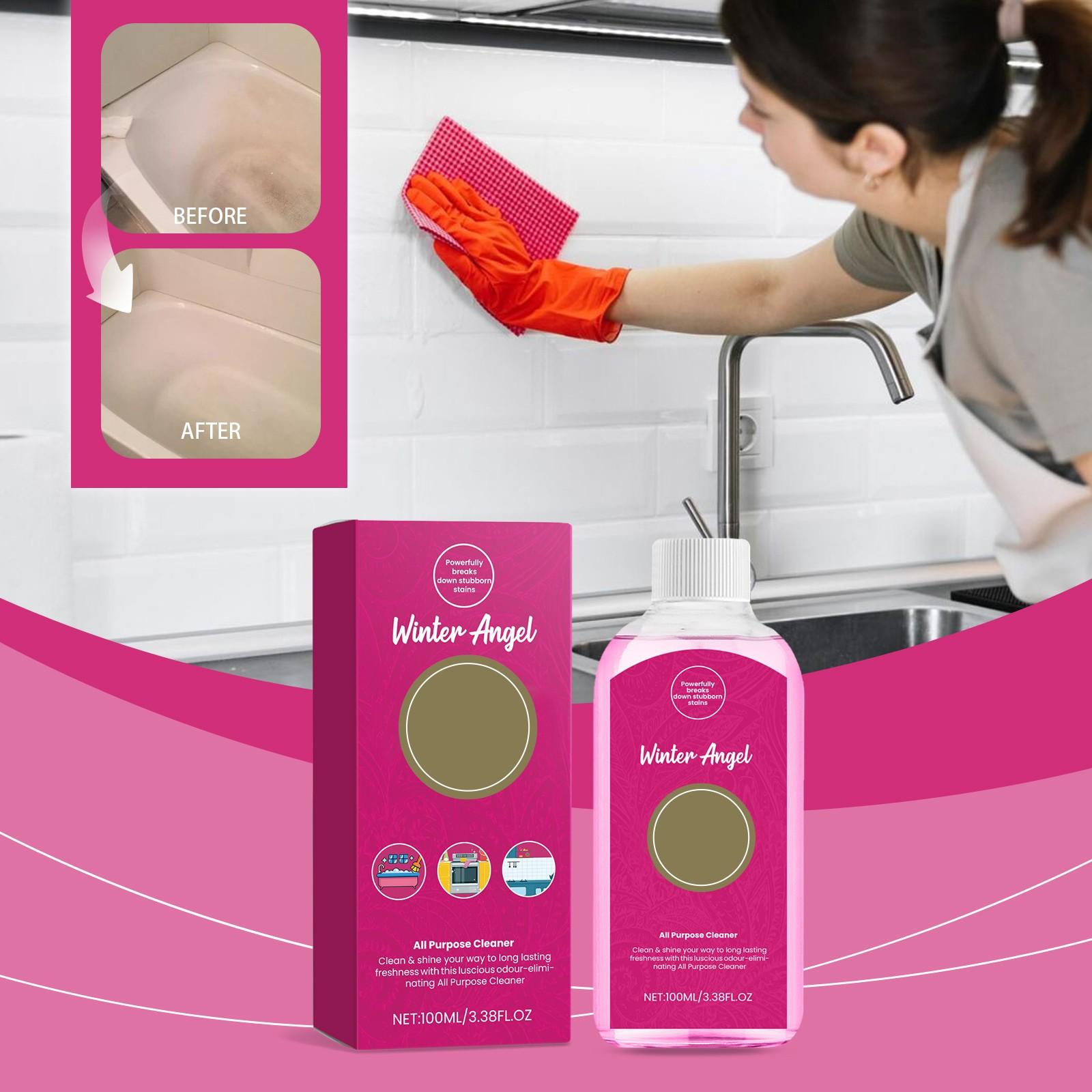 

Универсальное чистящее средство; Средство для удаления масляных пятен; Дезинфицирующие средства; Бытовое Сильное Обезжиривающее и Дезинфицирующее Чистящее Средство для Улицы(100мл) One Size