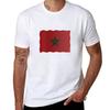 Morocco Flag Tshirt Basic Regular Fit Casual Tshirt