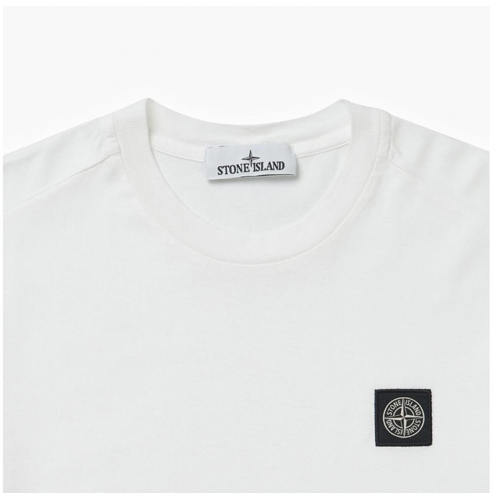 Stone ISland 24113 A0001  811524113  Mini Waffen Logo Patch Men S Short Sleeve Tee