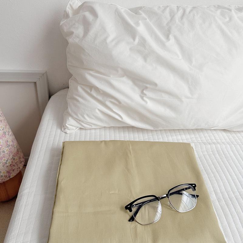 

Одинарная хлопковая простыня в клетку - Простыня на резинке и пододеяльник для студенческого общежития Bed Sheet 180*230cm