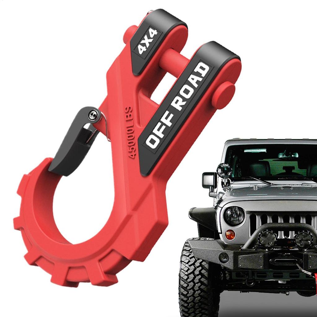 3/8" Winch Hook, 3/8" Chain Hook | Car Tow Hook High Strength Trailer Chain