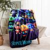Super Monsters Theme Printed Blanket - Perfect for Couch, Bed, Travel & Outdoor Use | Machine Washable, Cozy & Durable.