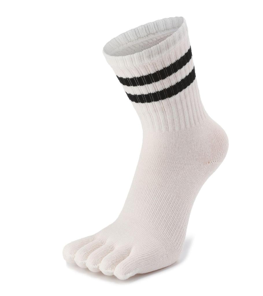 WIOIW Women's Five-Toe Socks, Sports Socks, Cotton, Durable, Perfect for Running, Commuting, and School, 3 Pairs