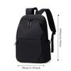 Large Capacity Men Backpack Solid Color Oxford Cloth Backpack Fashion Student Backpack  Travel