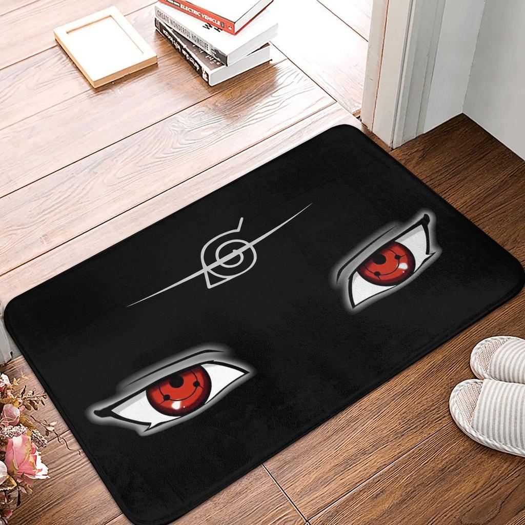 Itachi Uchiha Narutos Anime Doormat Non-Slip Entrance Bathroom Kitchen Floor Door Mats Garden Rug Carpet Footpad
