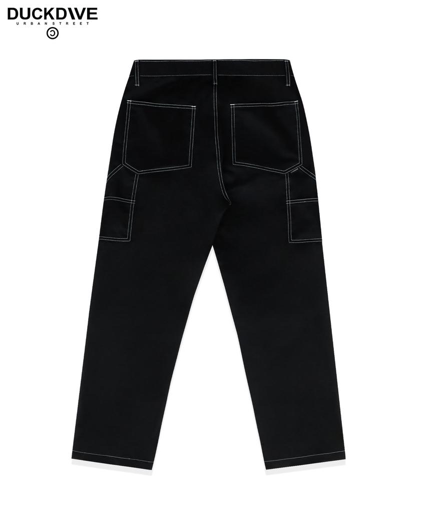 Deogdaibeu Stitch Carpenter Pants Black