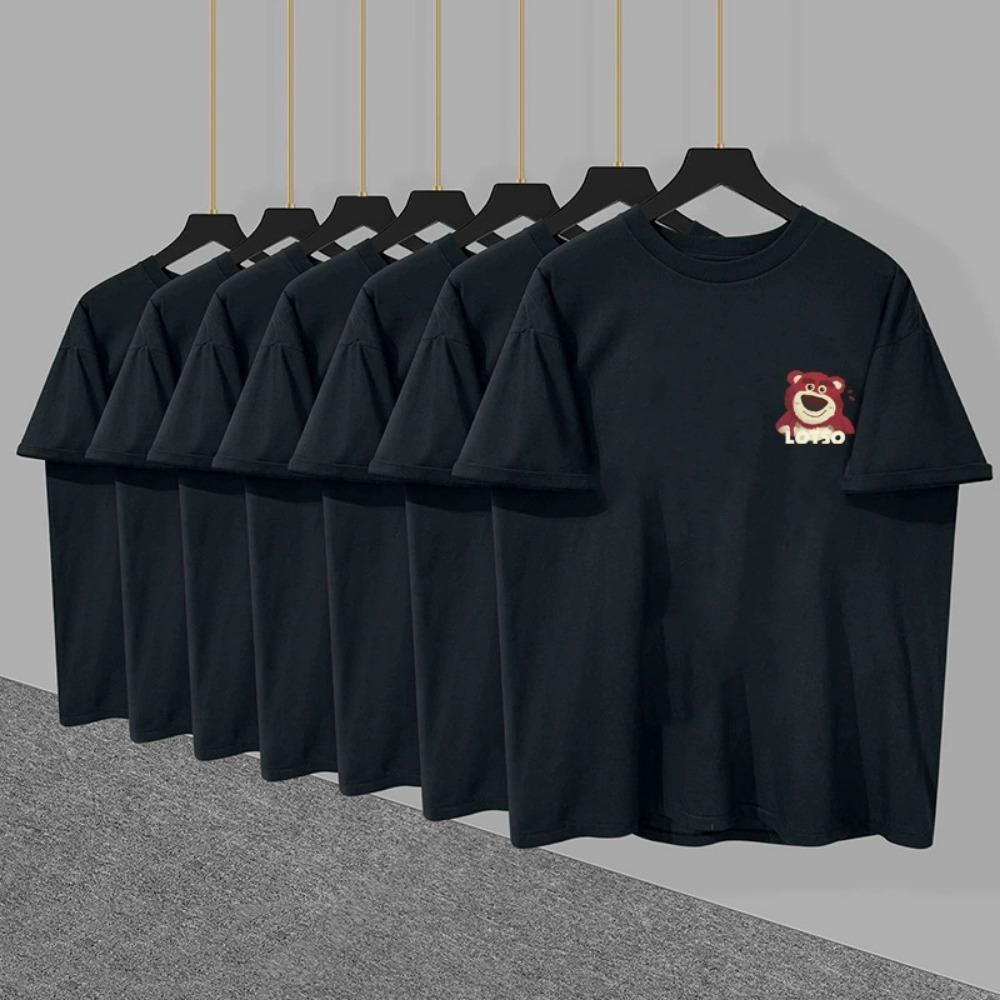 Women's Cotton Short-Sleeved T-shirt Summer Women's Loose White Short-Sleeved Shirt