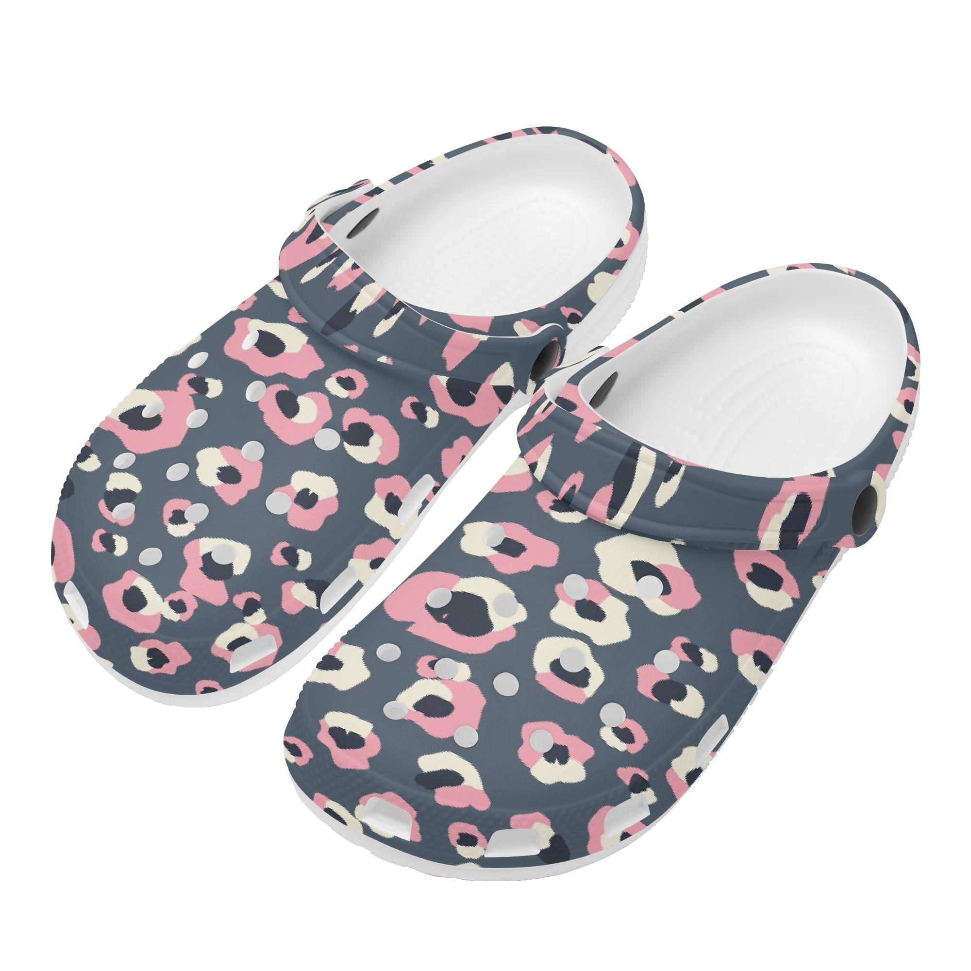Pattern Printed EVA Clogs Sandals Unisex Ventilated Breathable Slip On Casual Shoes Lightweight Summer Footwear Casual Walking 36 белый