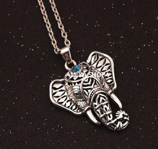 Bohemian Elephant Ethnic Retro Necklace - Clavicle and Sweater Chain