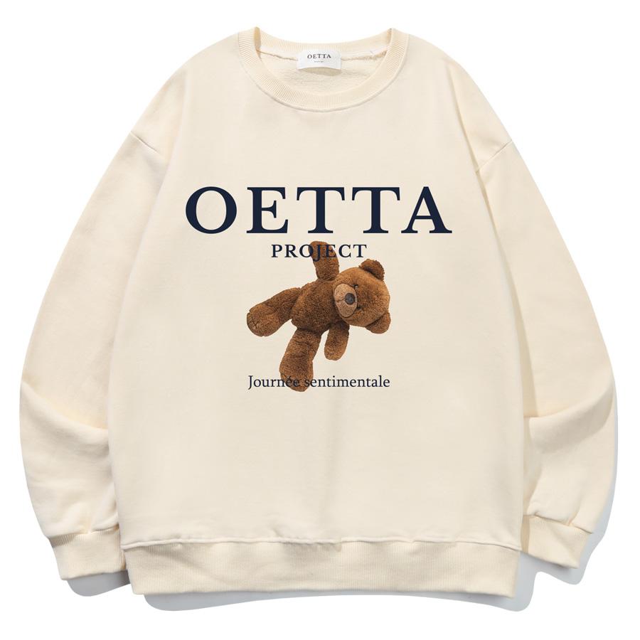 Yda Свитшот Оверсайз Hello Bear_Ot3D019Cr Cream/L