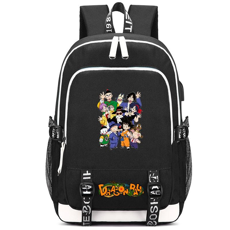 Rucsac din pânză Anime Dragon Ball Rucsac imprimat pentru fată băiat cadou Back To School Bookbag bărbați femei geantă de călătorie Mochila