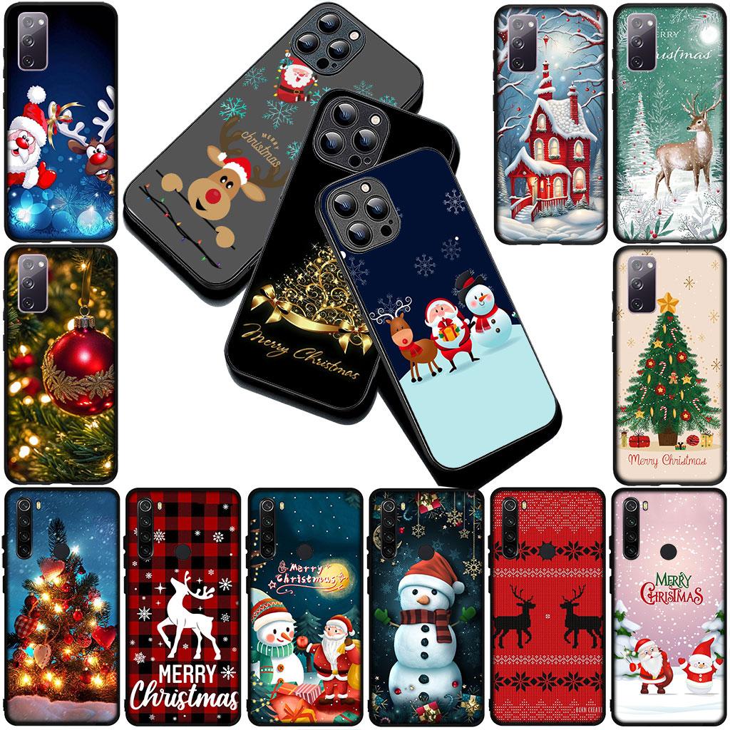 Phone Cover for Xiaomi Redmi Note 14 13 Pro Plus ProPlus 14C 13c Pro+ 5G Soft Case Merry Christmas Tree Deer Santa Claus