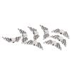100pcs Pure Finish Angel Wing Beads Silver Wing Charm Beads Wing Spacer Beads  DIY Craft