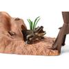 Schleich Wild Life Jungle Base Camp 42507 (Figure Playset with Rope Bridge for Imaginative Play)