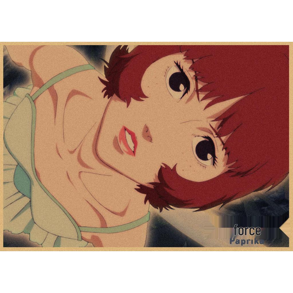 Retro Kraftpapier Poster: Satoshi Kon Collection - Tokyo Godfathers, Millennium Actress, Paprika, Perfect Blue, Reincarnation 265