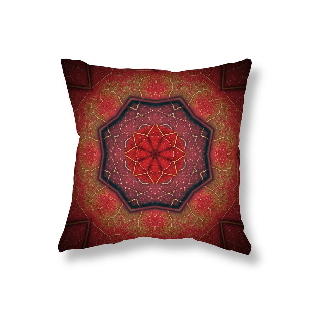 Psychedelic Mandala Print Throw Pillow Cover Sofa Decor Room Bedside Office Game Chair Cushion Cover Home Decor Pillow Cover