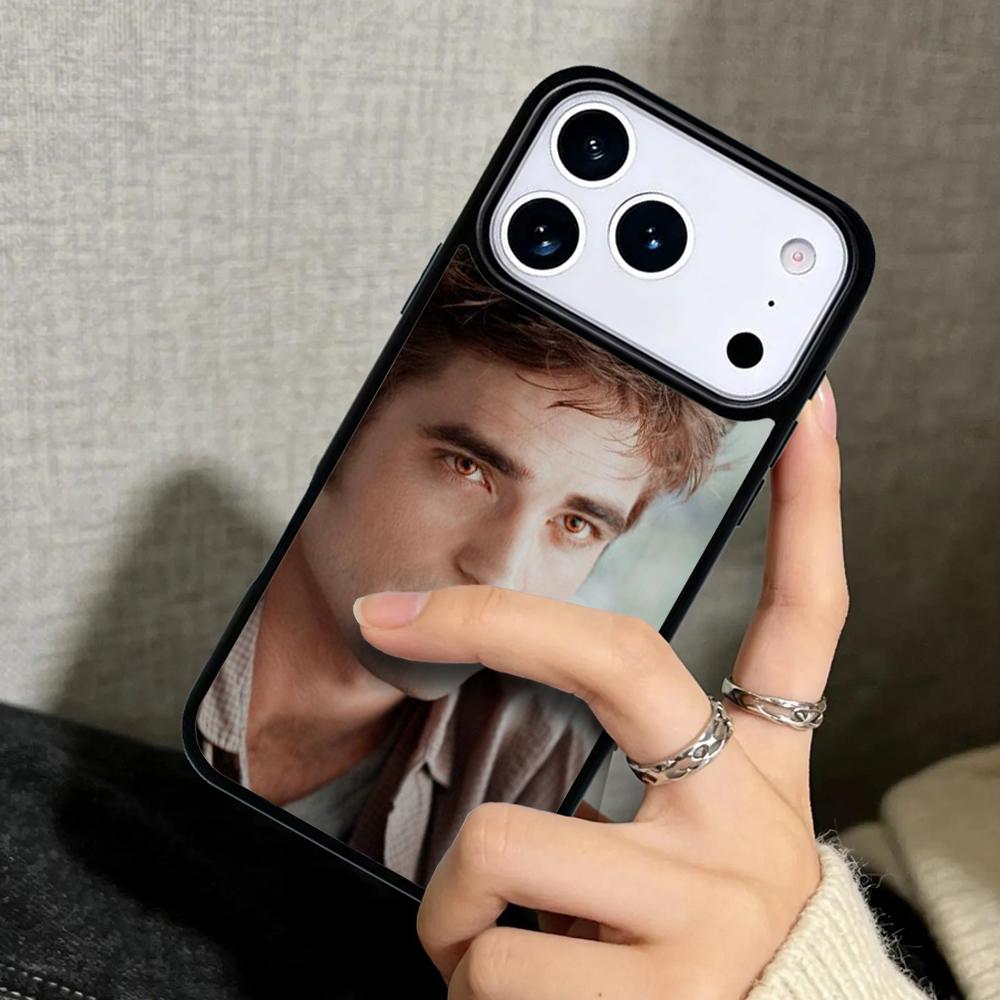 Capa Case for iPhone 17 Air 16 Pro Max 15 Plus 11 13 Mini 14 12 Back Phone Cover Twilight Edward Cullen