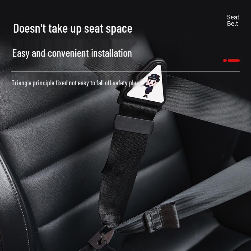 Child Car Seat Belt Anti-Neck Pinch Adjuster - Triangle Shoulder Protector