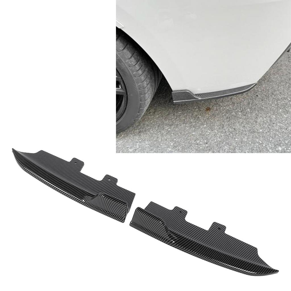 Rear Side Bumper Spoiler Lip Splitter Body Kits Canard Diffuser for 2 Series F22 F2 Sport 2015 to 2019