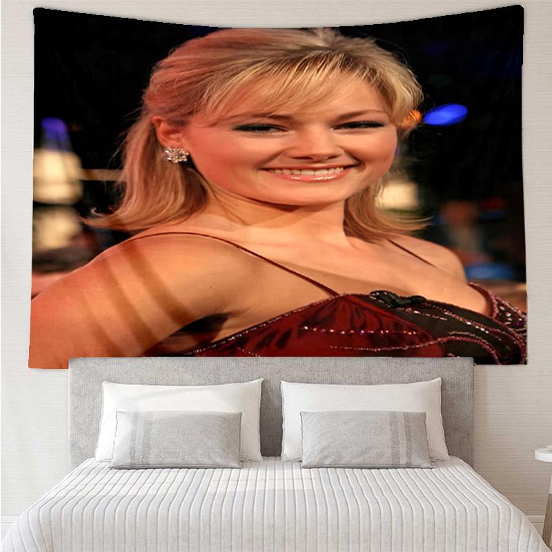 Helene Fischer Print Tapestry, Backdrop, Easy Setup, Ideal for Bedroom, Office & Living Room, with Aesthetic Wall Hanging Decor.