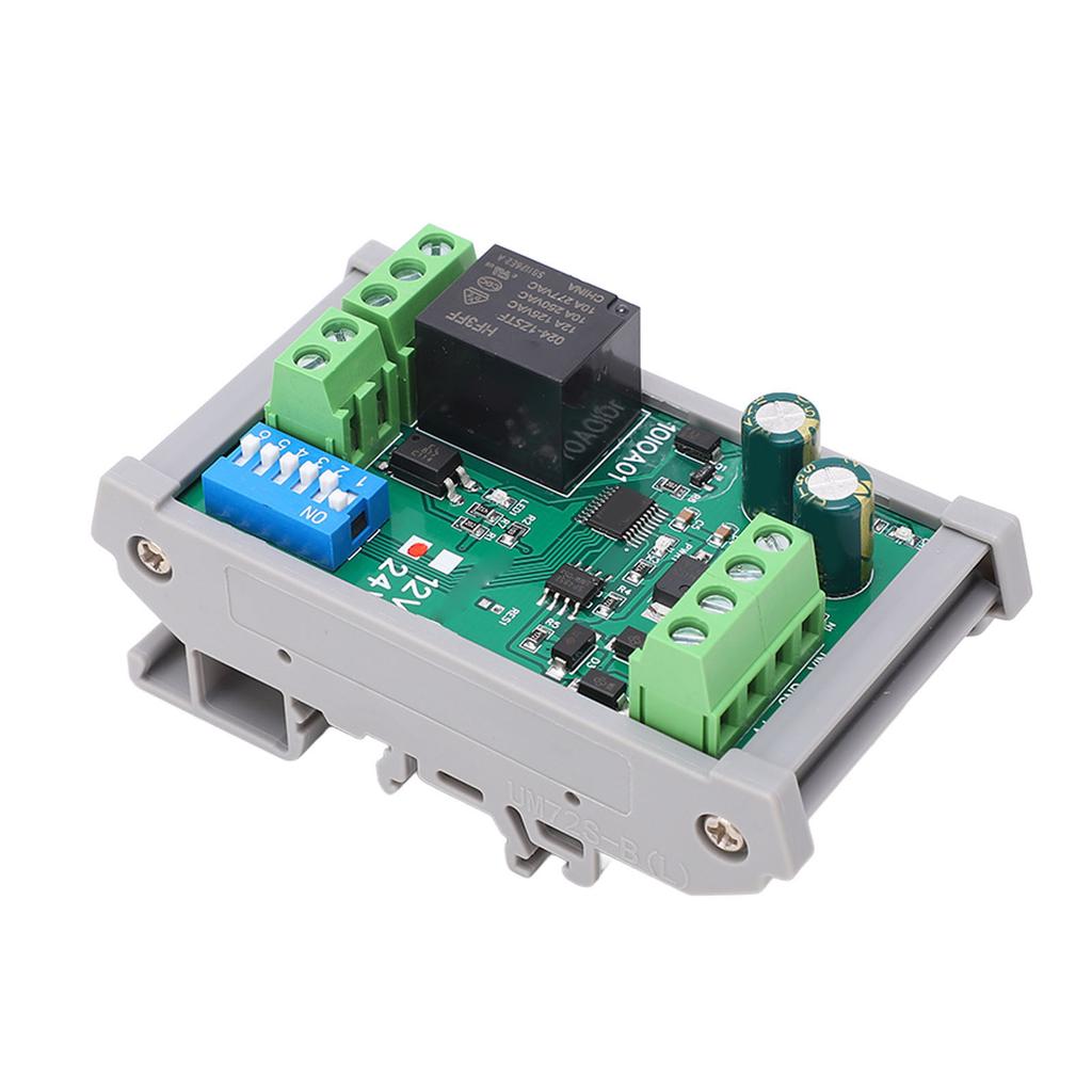 DC 24V 1 Channel Relay Module RS485 Relay Board with Shell for Electrical Equipments