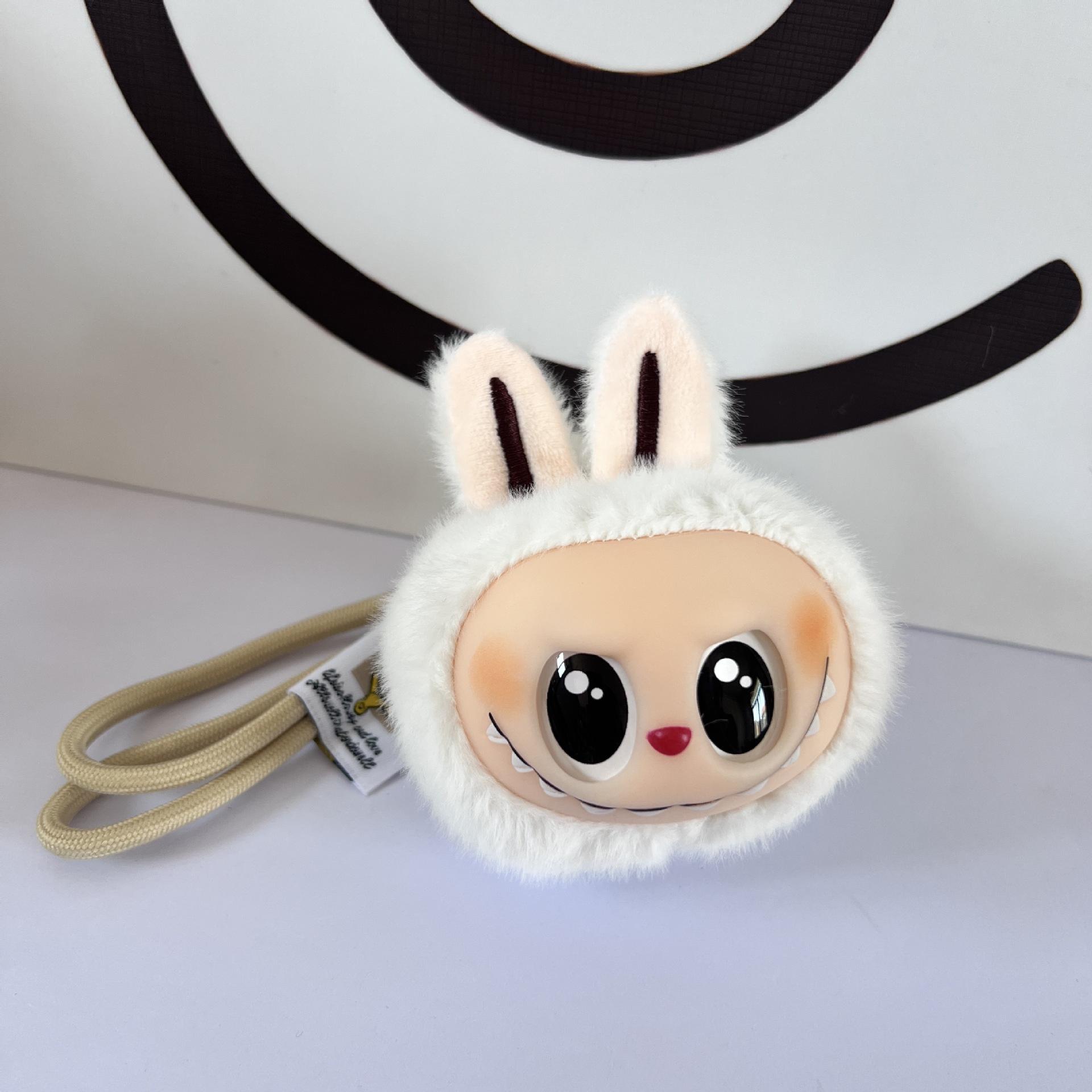 

Cute Cute Vinyl Head Pendant Plush Toy Doll Cartoon Bag Pendant Keychain Doll 10cm