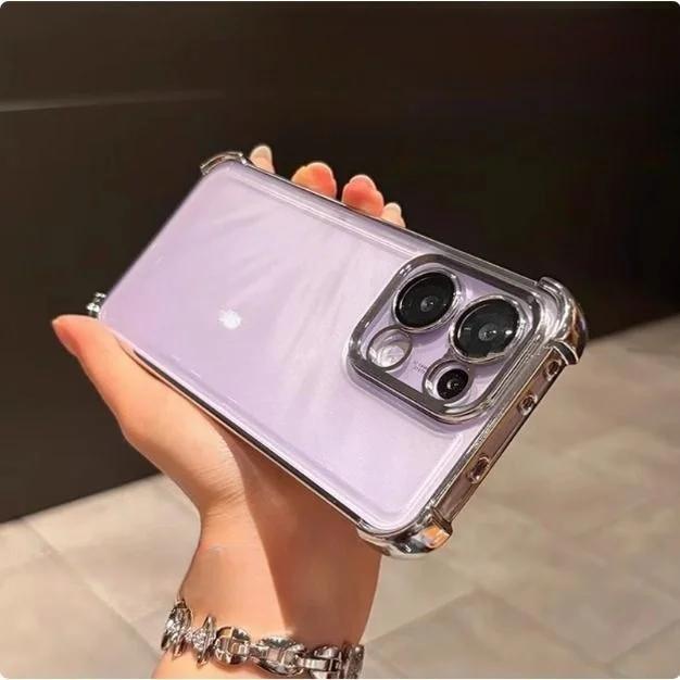Luxury Clear Plating Case For Honor 400 Pro Magic 7Lite 50 Huawei P40 P30 Pro NOVA 9 Cover Airbag Armor Anti Fall