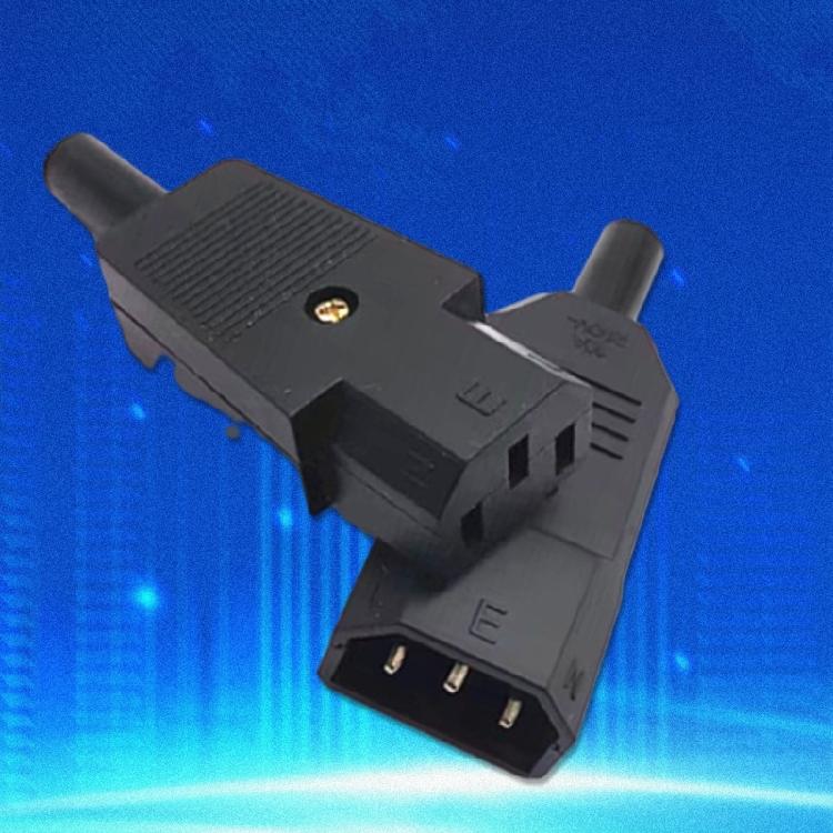 5pcs Universal 3 Pin Terminals Power Plug Adapter IEC 320 C14 Male C13 Female