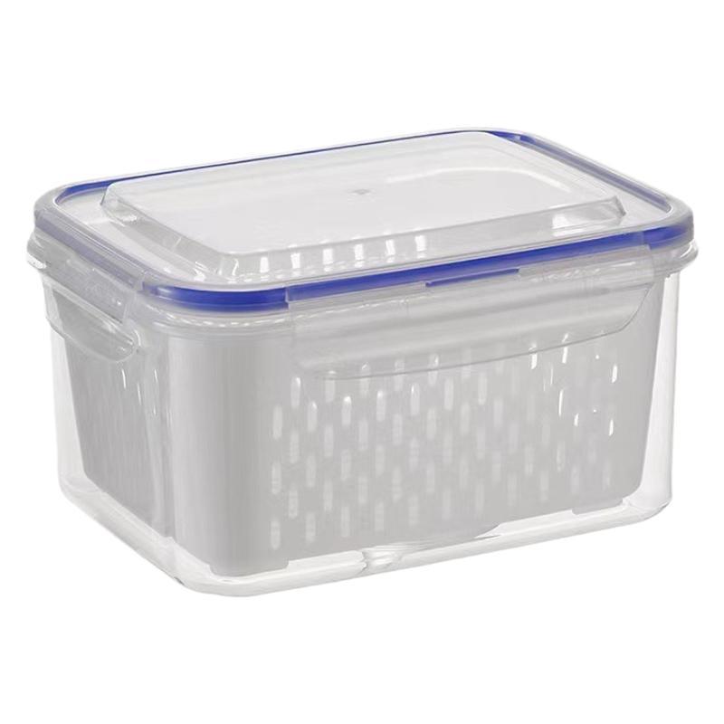 FCM-Certified Kitchen Storage Set: Sealed, Fresh-Keeping Boxes for Fruits, Vegetables, and Refrigerator Use