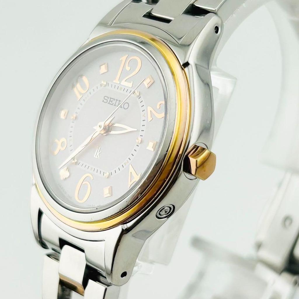 [USED] Rare 2864 SEIKO LK Women's Radio-Controlled SOLAR QZ Watch