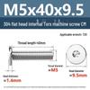 Yigu 304 Stainless Steel Thin Flat Head Torx Screw M2-M8 for Computer Machines